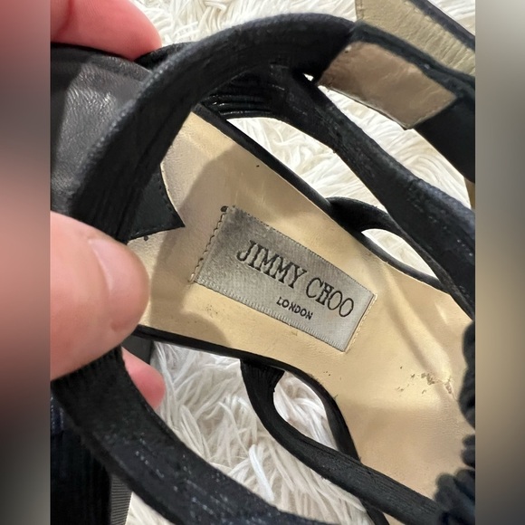 Jimmy Choo SERENA Gladiator Sandals - Size 37 US 6.5 - Picture 3 of 13